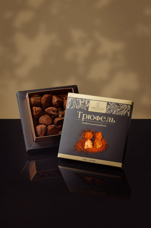№1 Пушкинская фабрика Конфеты Трюфель, 140г в Когалыме